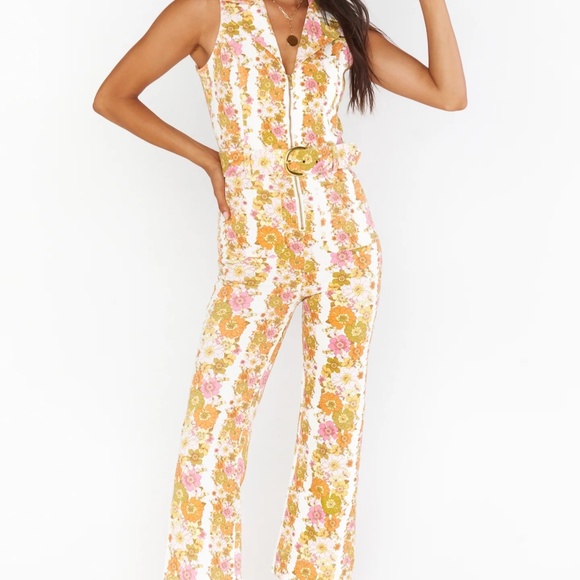 Show Me Your MuMu - Flower Jumpsuit - Picture 4 of 5